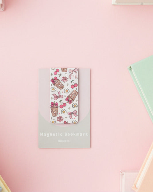 Magnetisches Lesezeichen ,,Iced Coffee Girly"