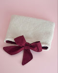 Buchtasche Teddy Creme x Bordeaux