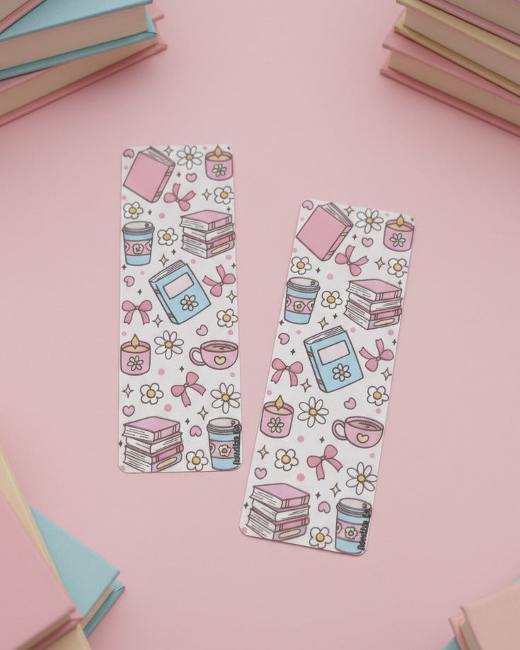 Klassisches Lesezeichen ,,Bookish Romantic"