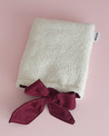 E-Reader Tasche Teddy Creme x Bordeaux